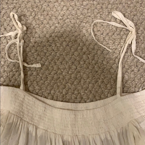 Free People White Ruffle Dress - Picture 4 of 4